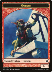 Weird // Goblin Double-Sided Token [Guilds of Ravnica Guild Kit Tokens] | Impulse Games and Hobbies