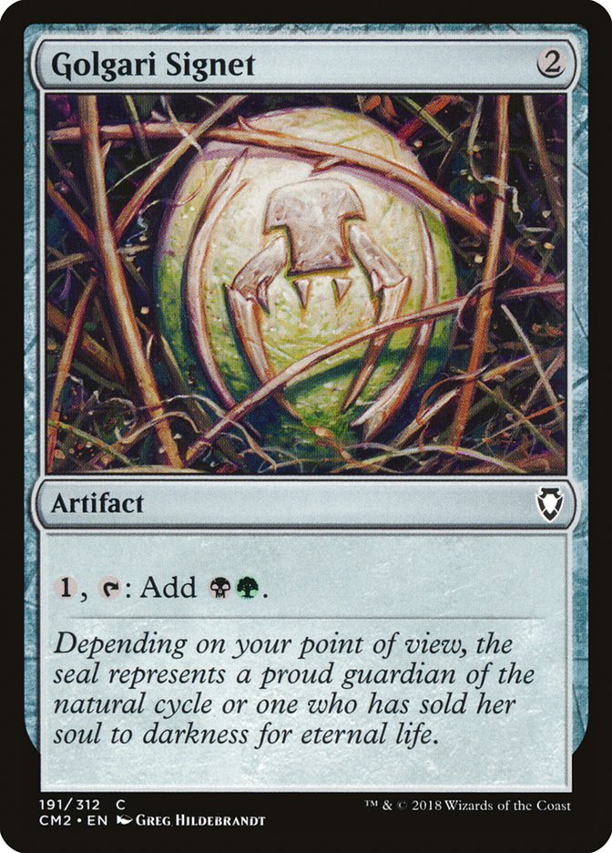 Golgari Signet (191/312) [Commander Anthology Volume II] | Impulse Games and Hobbies