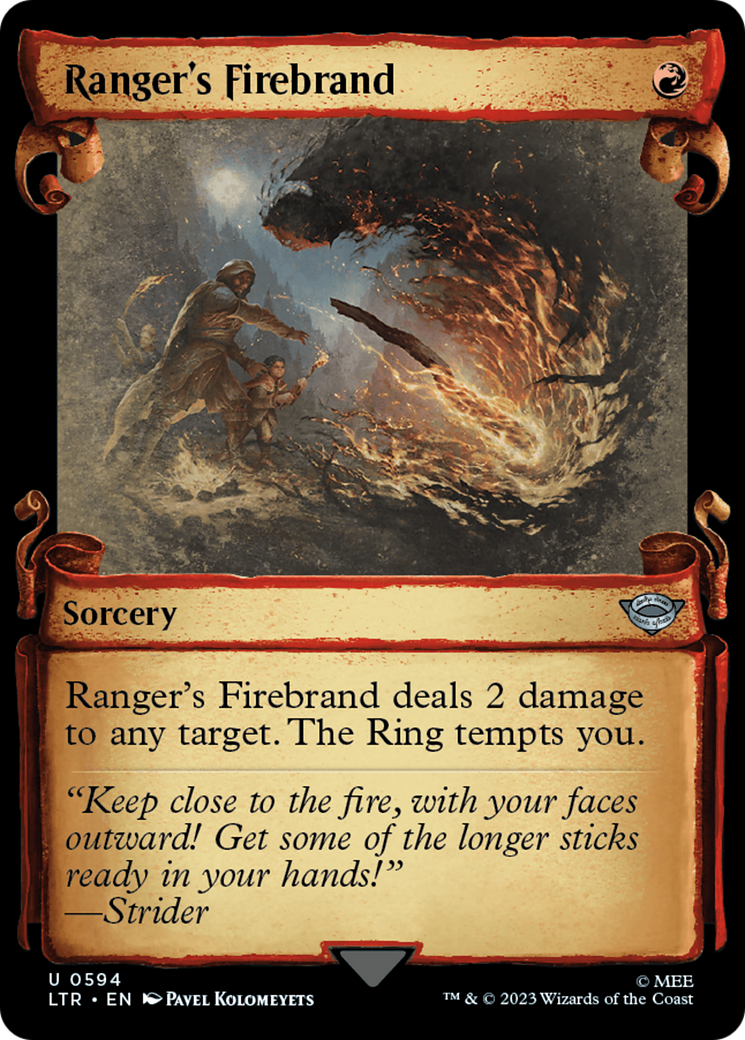 Ranger's Firebrand [The Lord of the Rings: Tales of Middle-Earth Showcase Scrolls] | Impulse Games and Hobbies