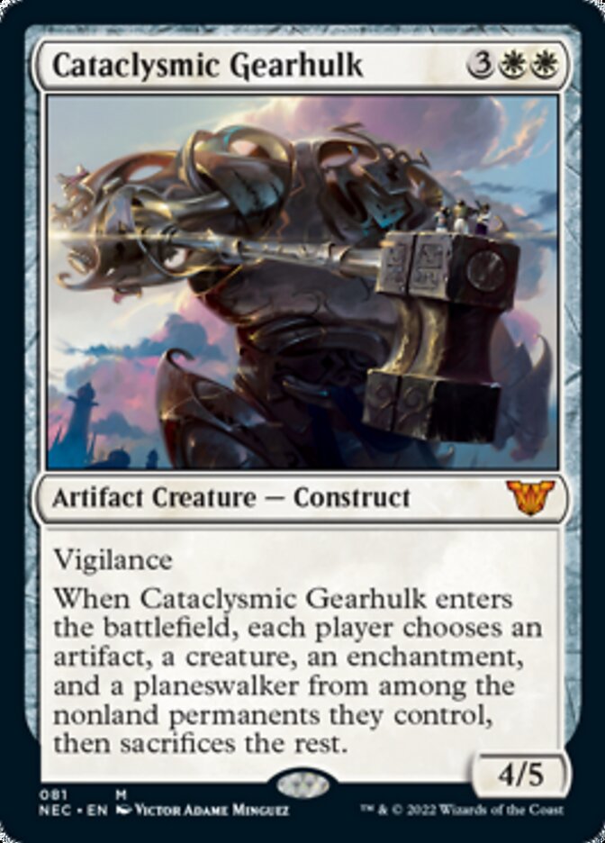 Cataclysmic Gearhulk [Kamigawa: Neon Dynasty Commander] | Impulse Games and Hobbies