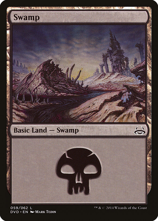 Swamp (59) (Divine vs. Demonic) [Duel Decks Anthology] | Impulse Games and Hobbies