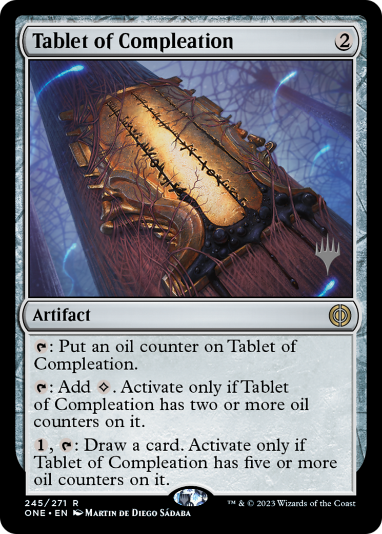 Tablet of Compleation (Promo Pack) [Phyrexia: All Will Be One Promos] | Impulse Games and Hobbies