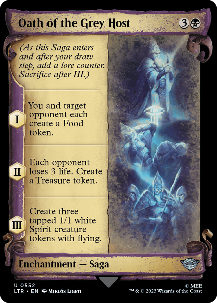 Oath of the Grey Host [The Lord of the Rings: Tales of Middle-Earth Showcase Scrolls] | Impulse Games and Hobbies
