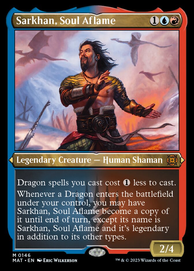 Sarkhan, Soul Aflame (Foil Etched) [March of the Machine: The Aftermath] | Impulse Games and Hobbies