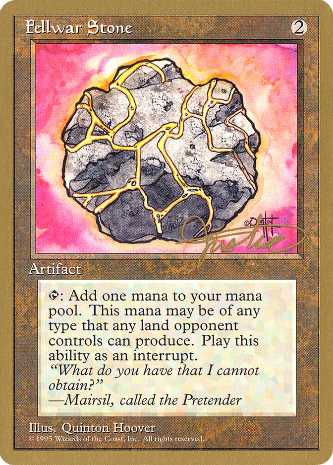 Fellwar Stone (Mark Justice) [Pro Tour Collector Set] | Impulse Games and Hobbies