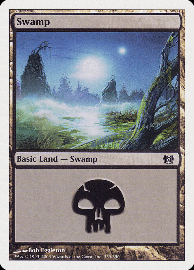Swamp (339) [Eighth Edition] | Impulse Games and Hobbies