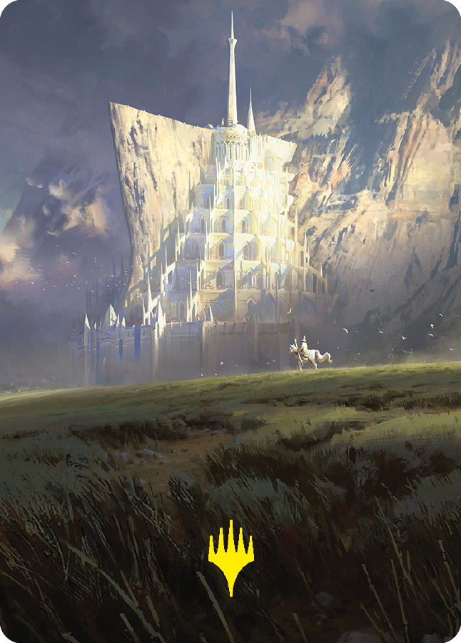 Minas Tirith Art Card (Gold-Stamped Signature) [The Lord of the Rings: Tales of Middle-earth Art Series] | Impulse Games and Hobbies
