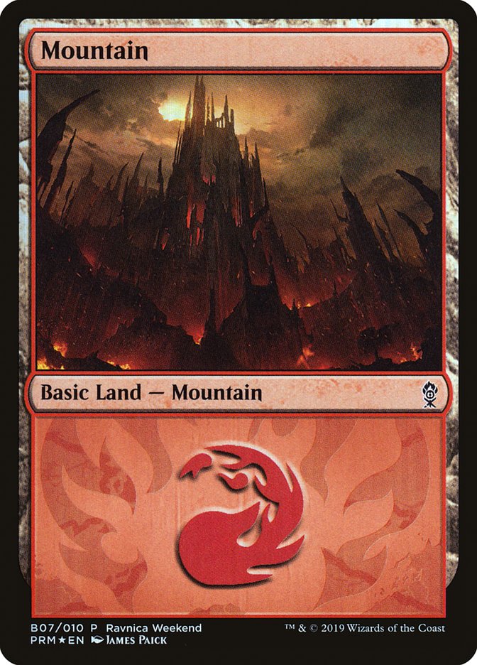 Mountain (B07) [Ravnica Allegiance Guild Kit] | Impulse Games and Hobbies