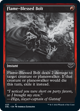Flame-Blessed Bolt [Innistrad: Double Feature] | Impulse Games and Hobbies