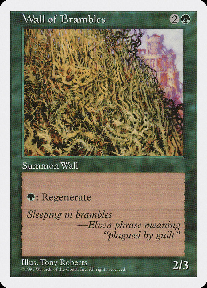 Wall of Brambles [Fifth Edition] | Impulse Games and Hobbies