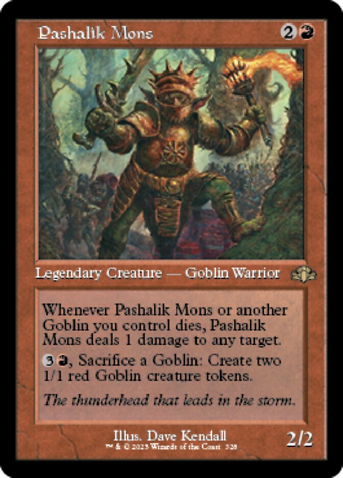 Pashalik Mons (Retro) [Dominaria Remastered] | Impulse Games and Hobbies