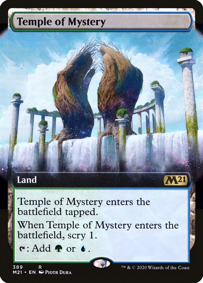 Temple of Mystery (Extended Art) [Core Set 2021] | Impulse Games and Hobbies