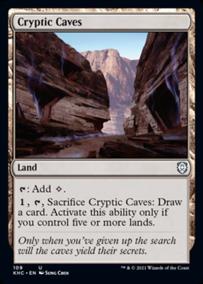 Cryptic Caves [Kaldheim Commander] | Impulse Games and Hobbies