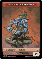 Gold // Kobolds of Kher Keep Double-Sided Token [Murders at Karlov Manor Commander Tokens] | Impulse Games and Hobbies