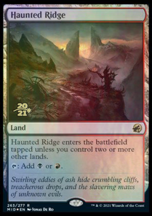 Haunted Ridge [Innistrad: Midnight Hunt Prerelease Promos] | Impulse Games and Hobbies