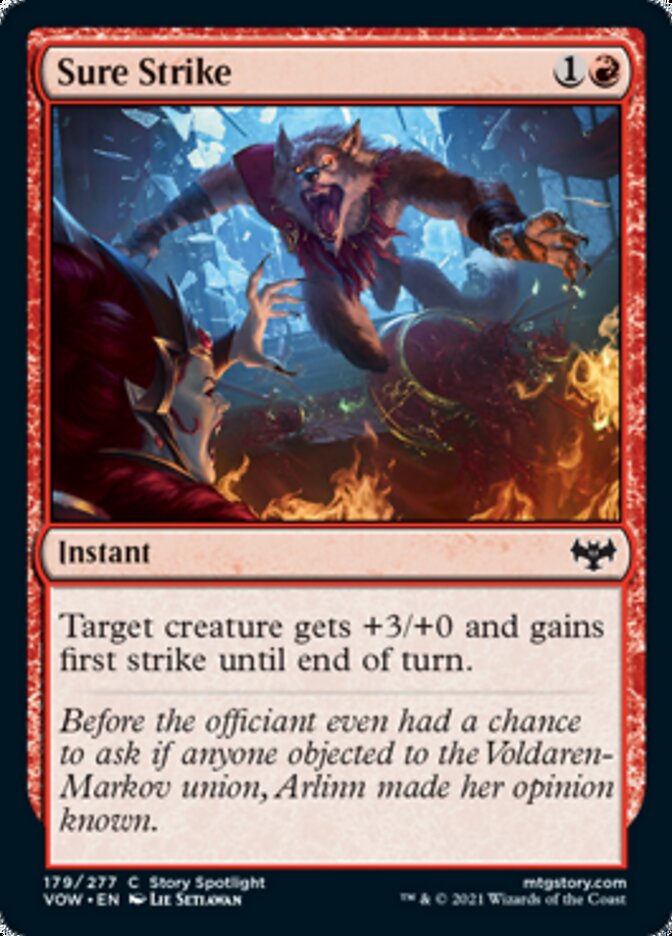 Sure Strike [Innistrad: Crimson Vow] | Impulse Games and Hobbies