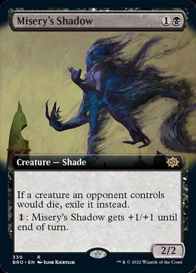 Misery's Shadow (Extended Art) [The Brothers' War] | Impulse Games and Hobbies