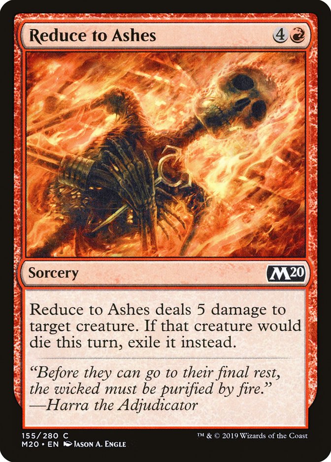 Reduce to Ashes [Core Set 2020] | Impulse Games and Hobbies