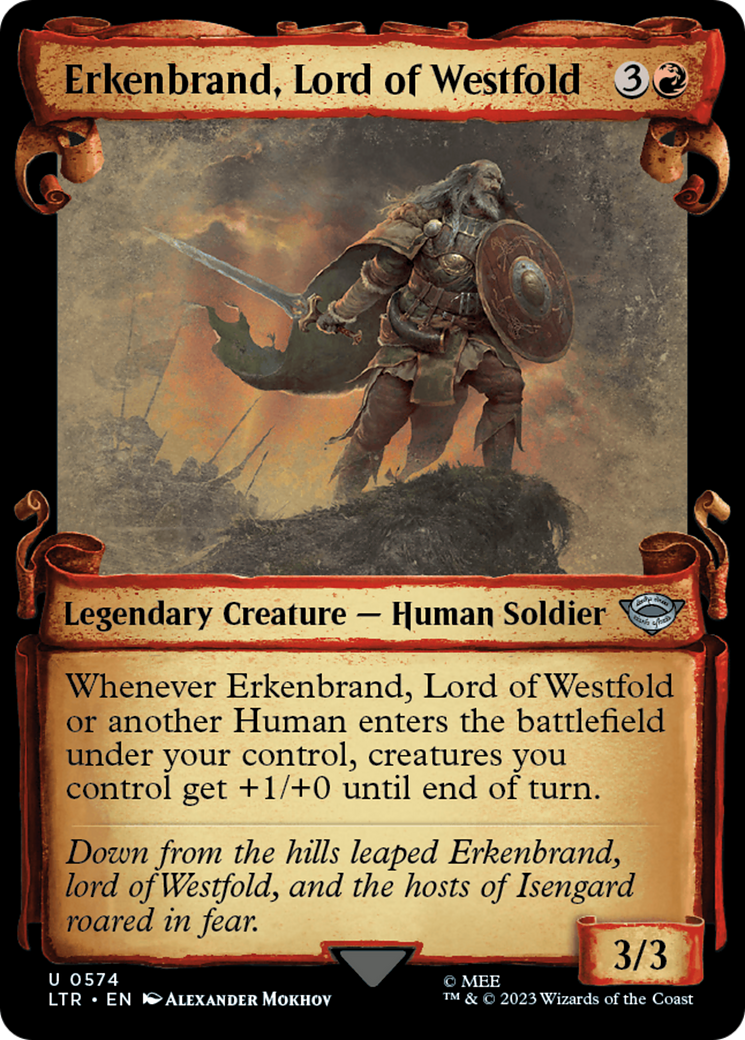 Erkenbrand, Lord of Westfold [The Lord of the Rings: Tales of Middle-Earth Showcase Scrolls] | Impulse Games and Hobbies