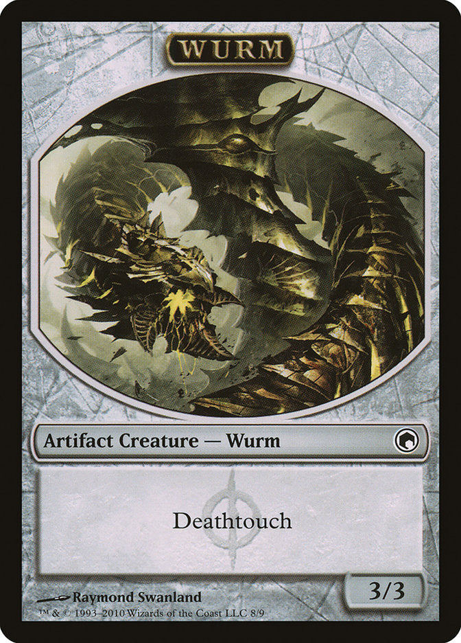 Wurm (Deathtouch) [Scars of Mirrodin Tokens] | Impulse Games and Hobbies