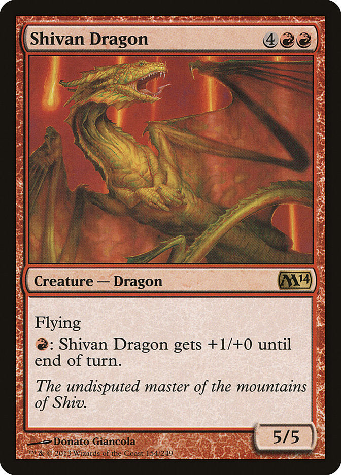 Shivan Dragon [Magic 2014] | Impulse Games and Hobbies