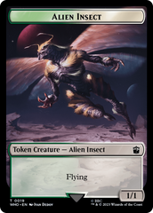 Alien Angel // Alien Insect Double-Sided Token [Doctor Who Tokens] | Impulse Games and Hobbies