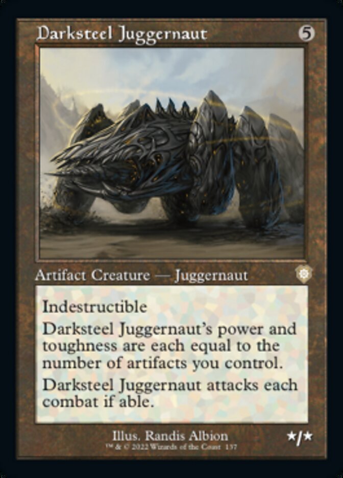 Darksteel Juggernaut (Retro) [The Brothers' War Commander] | Impulse Games and Hobbies