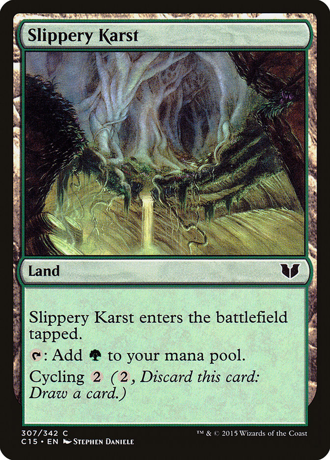 Slippery Karst [Commander 2015] | Impulse Games and Hobbies