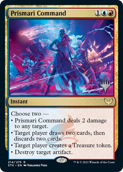 Prismari Command (Promo Pack) [Strixhaven: School of Mages Promos] | Impulse Games and Hobbies