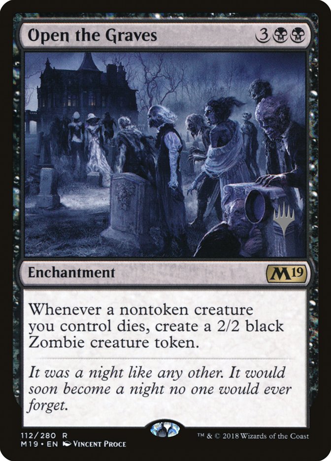 Open the Graves (Promo Pack) [Core Set 2019 Promos] | Impulse Games and Hobbies