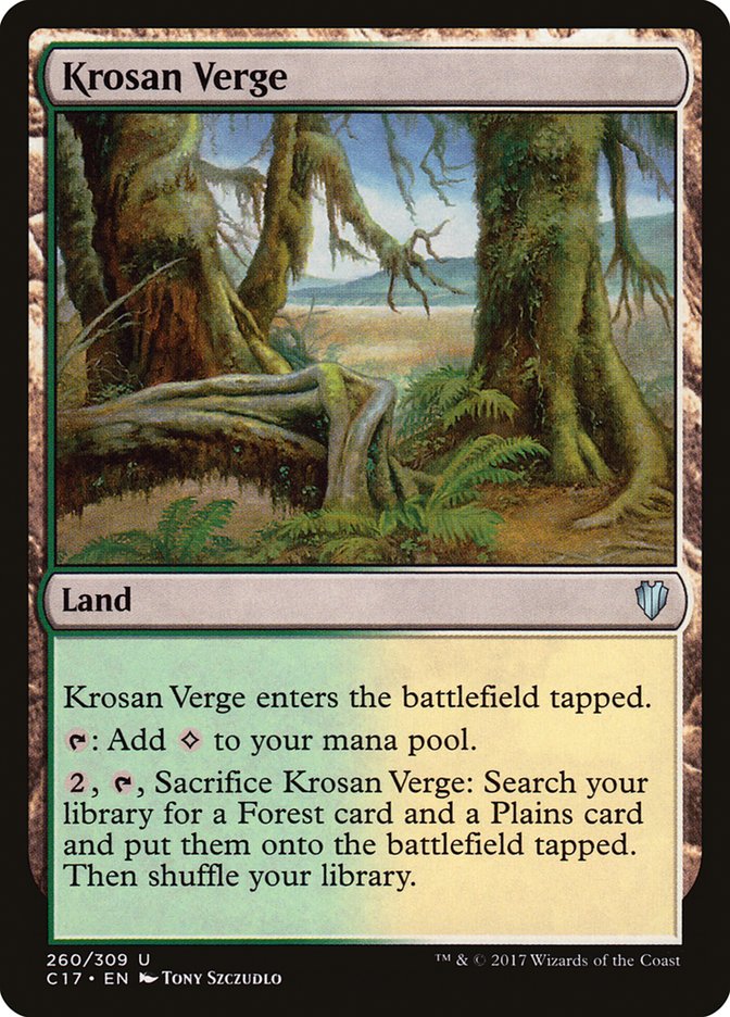 Krosan Verge [Commander 2017] | Impulse Games and Hobbies