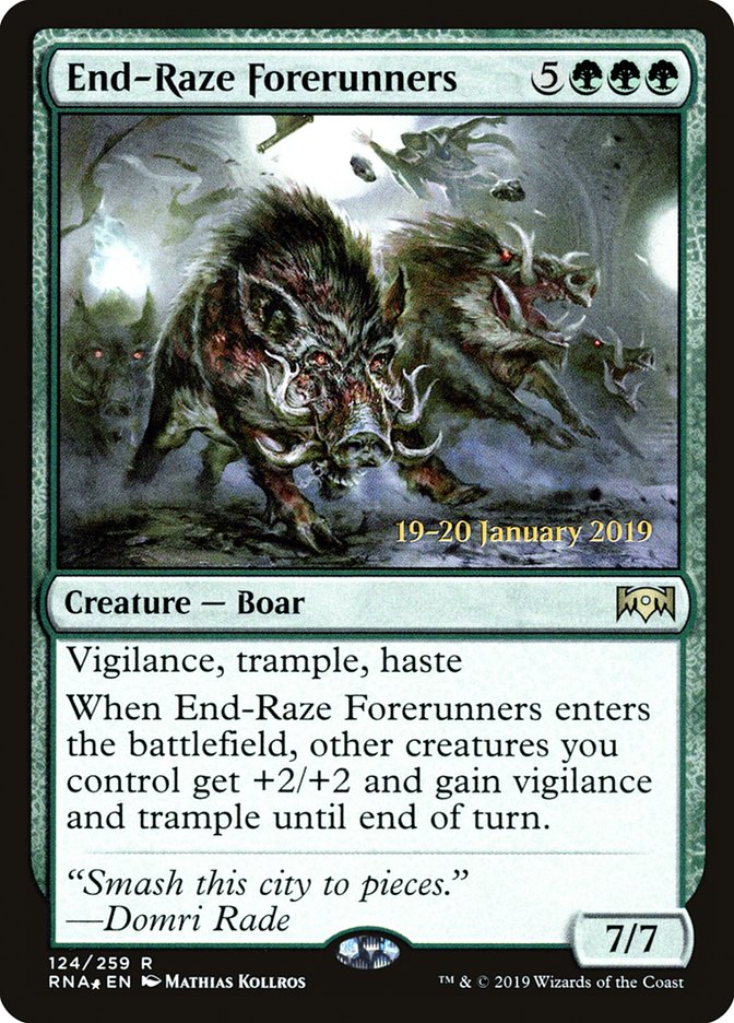 End-Raze Forerunners [Ravnica Allegiance Prerelease Promos] | Impulse Games and Hobbies