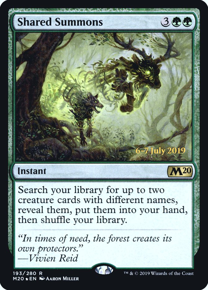 Shared Summons  [Core Set 2020 Prerelease Promos] | Impulse Games and Hobbies