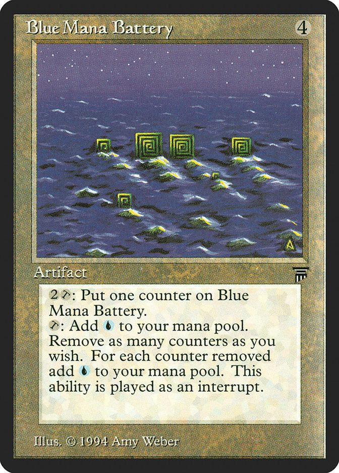 Blue Mana Battery [Legends] | Impulse Games and Hobbies