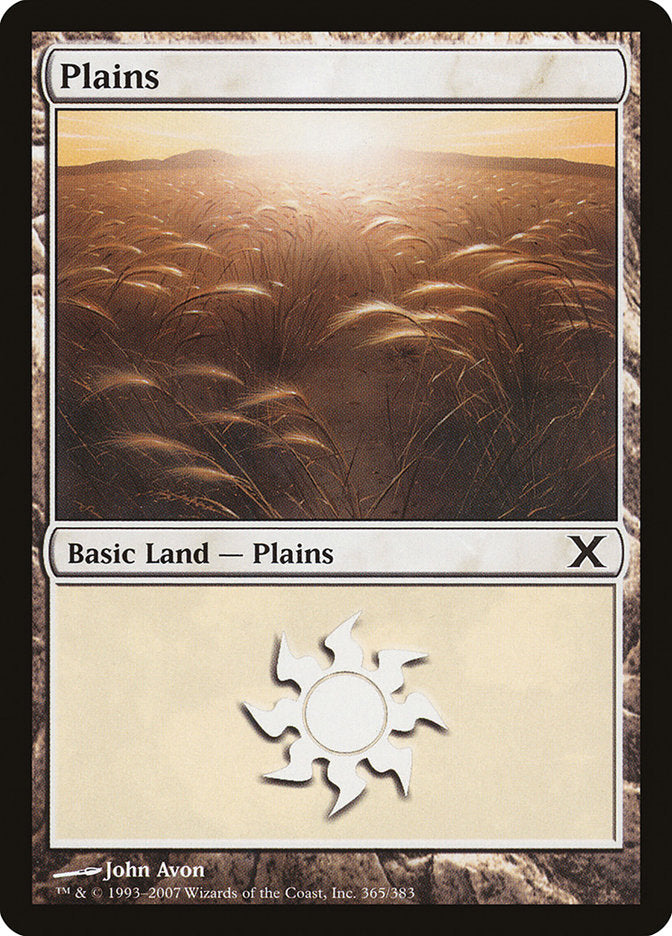 Plains (365) [Tenth Edition] | Impulse Games and Hobbies