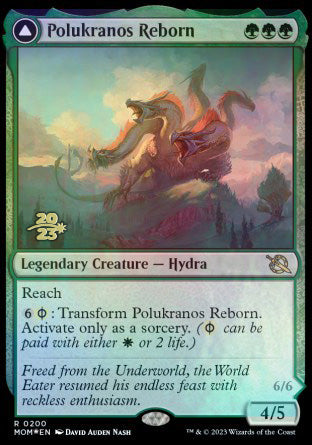 Polukranos Reborn // Polukranos, Engine of Ruin [March of the Machine Prerelease Promos] | Impulse Games and Hobbies