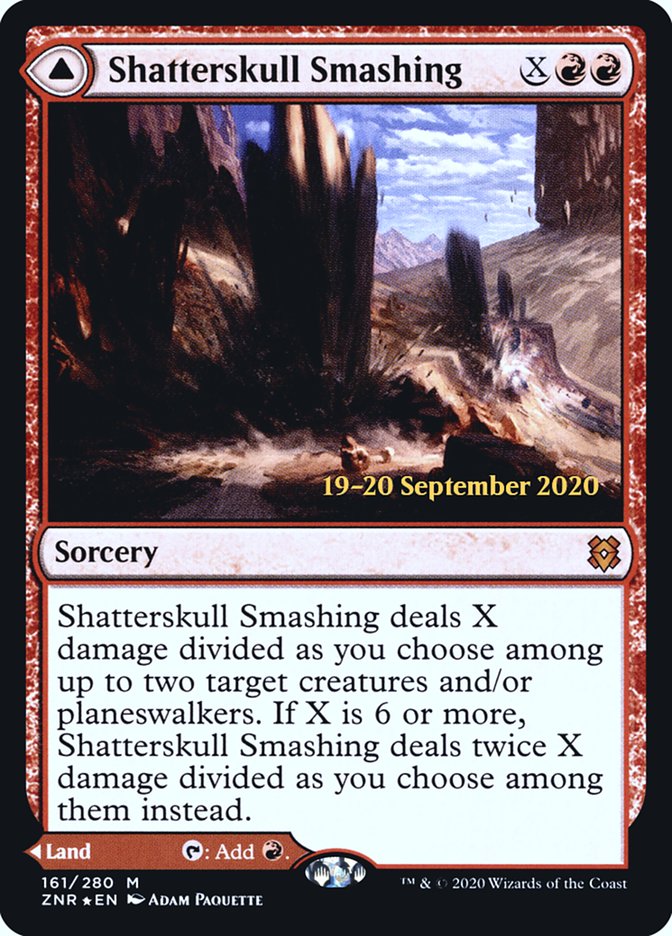 Shatterskull Smashing // Shatterskull, the Hammer Pass  [Zendikar Rising Prerelease Promos] | Impulse Games and Hobbies