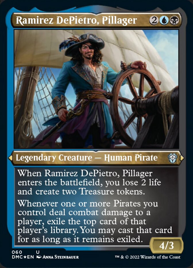 Ramirez DePietro, Pillager (Foil Etched) [Dominaria United Commander] | Impulse Games and Hobbies