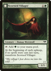 Scorned Villager // Moonscarred Werewolf [Dark Ascension] | Impulse Games and Hobbies