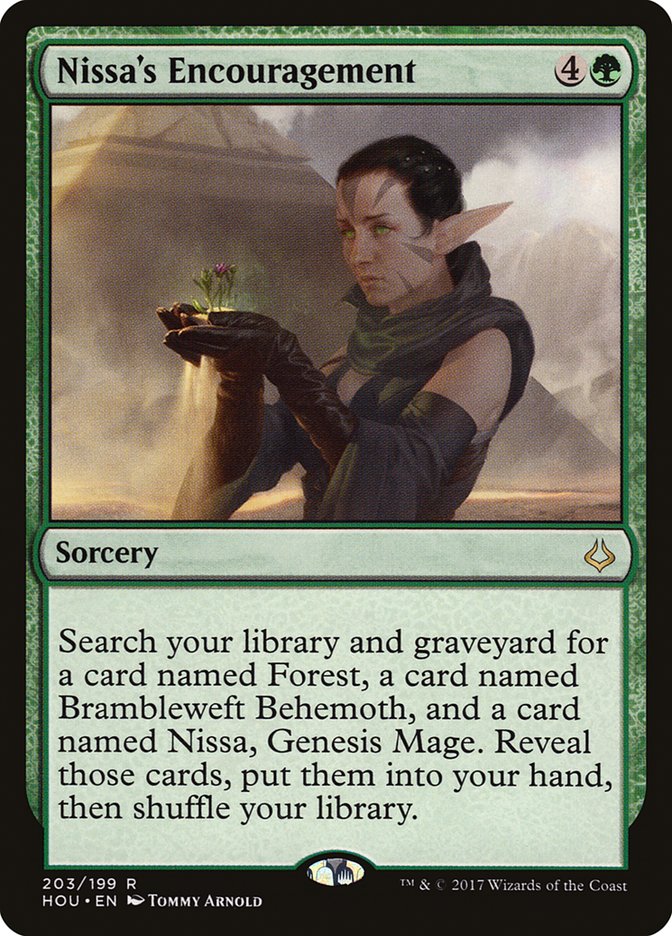 Nissa's Encouragement [Hour of Devastation] | Impulse Games and Hobbies