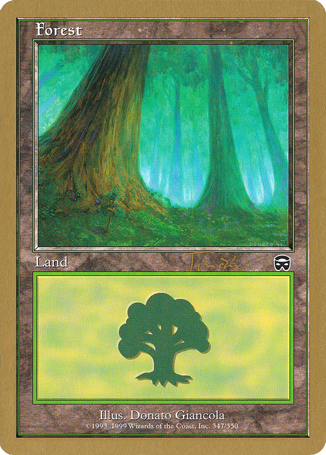 Forest (jt347a) (Jan Tomcani) [World Championship Decks 2001] | Impulse Games and Hobbies