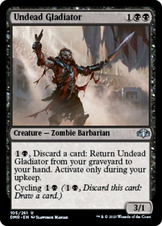 Undead Gladiator [Dominaria Remastered] | Impulse Games and Hobbies