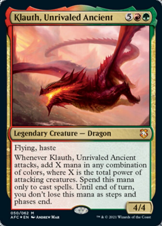 Klauth, Unrivaled Ancient [Dungeons & Dragons: Adventures in the Forgotten Realms Commander] | Impulse Games and Hobbies