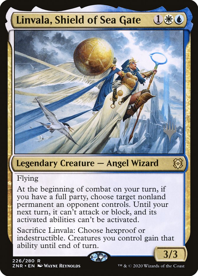 Linvala, Shield of Sea Gate (Promo Pack) [Zendikar Rising Promos] | Impulse Games and Hobbies