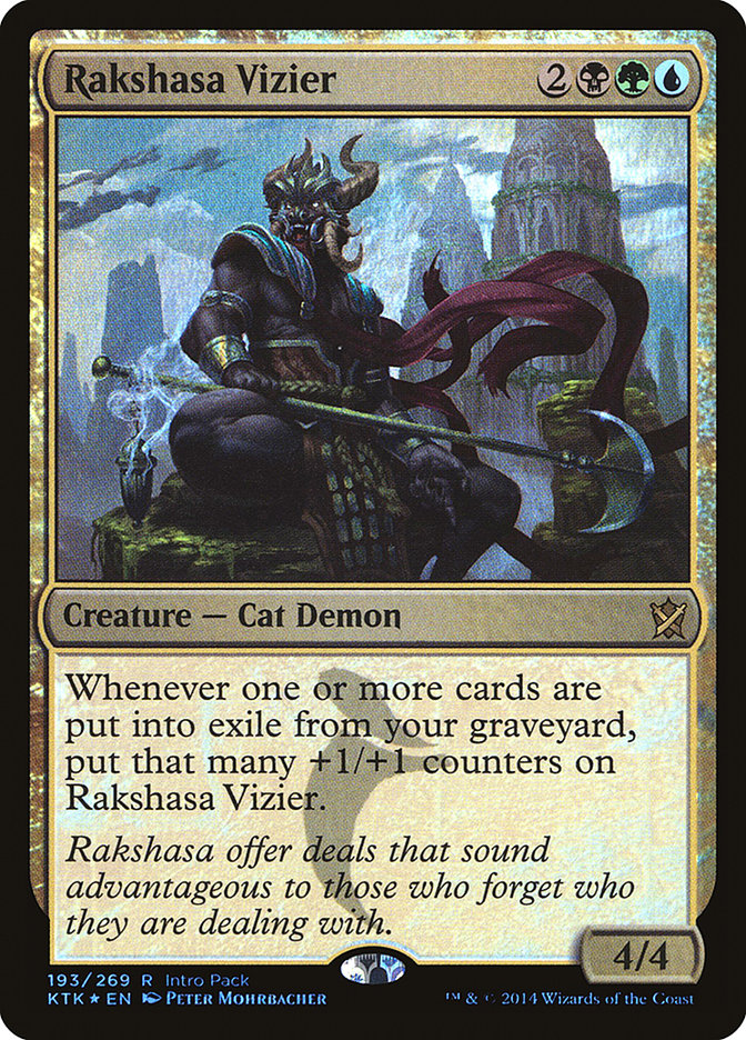 Rakshasa Vizier (Intro Pack) [Khans of Tarkir Promos] | Impulse Games and Hobbies