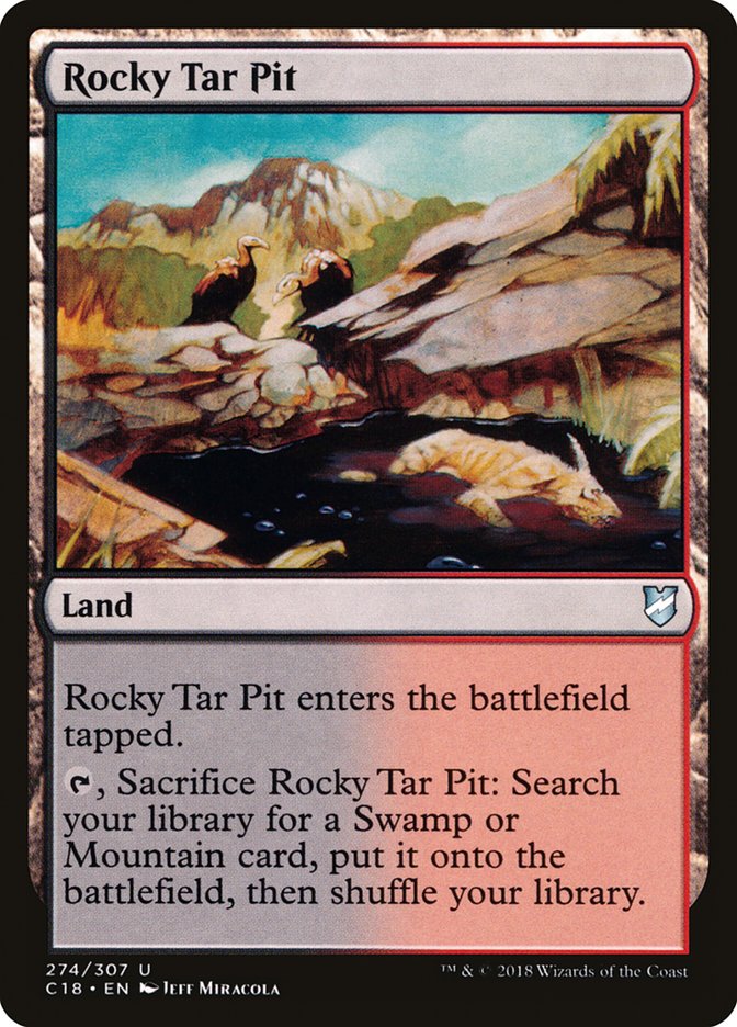 Rocky Tar Pit [Commander 2018] | Impulse Games and Hobbies