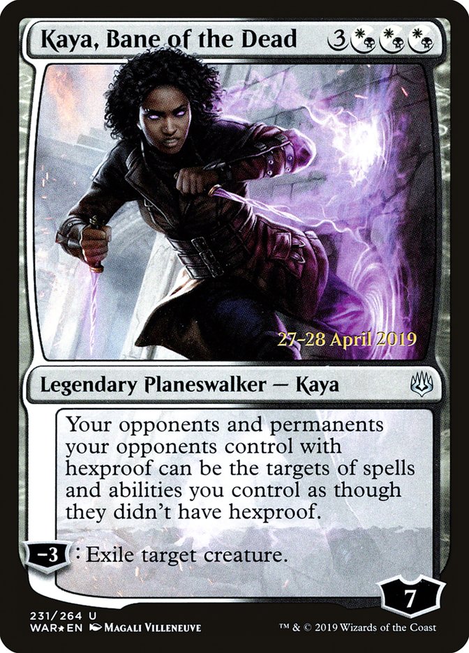 Kaya, Bane of the Dead  [War of the Spark Prerelease Promos] | Impulse Games and Hobbies