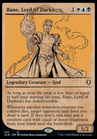 Bane, Lord of Darkness (Showcase) [Commander Legends: Battle for Baldur's Gate] | Impulse Games and Hobbies