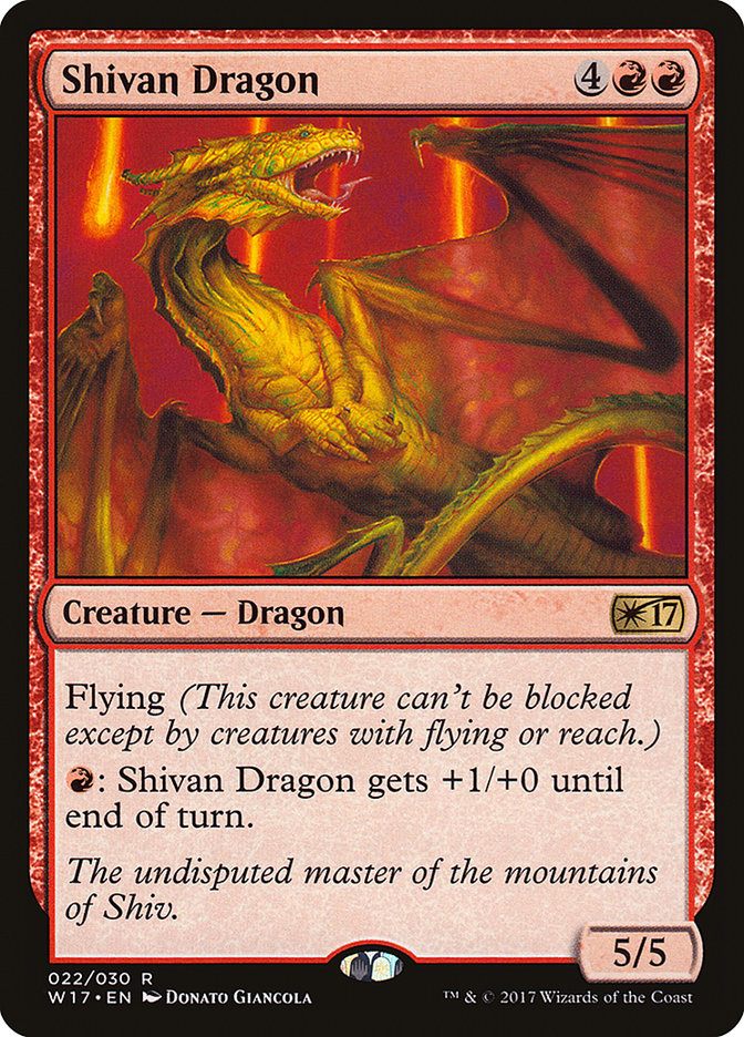 Shivan Dragon [Welcome Deck 2017] | Impulse Games and Hobbies