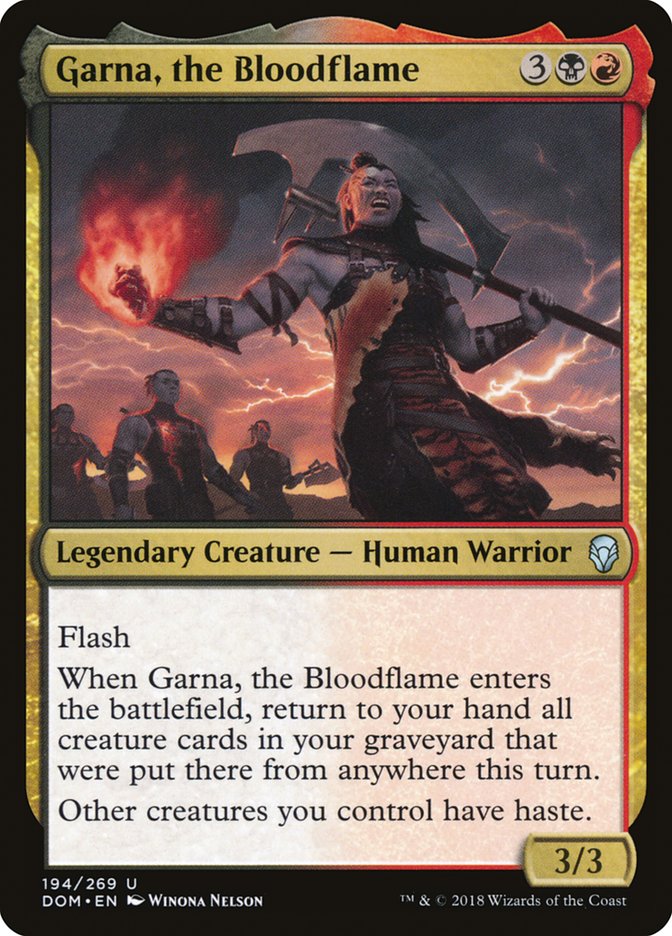 Garna, the Bloodflame [Dominaria] | Impulse Games and Hobbies